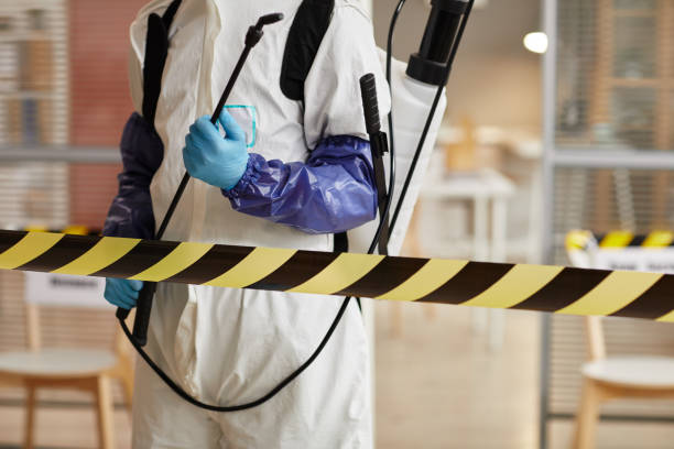 Professional Sewage Cleanup technician working in North Bloomfield, OH